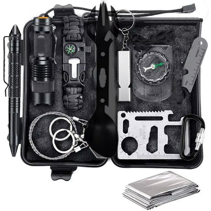 Professional Car Survival First Aid Kit Outdoor Camping Hiking First Aid Kit Emergency Gear Outdoor SOS Wilderness Adventure